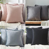 Velvet Solid Color Cushion Cover