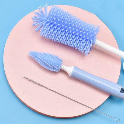Silicone Baby Bottle Brush Cleaning