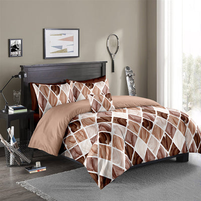 Bedding Gradient Nordic Diamond Lattice Quilt Cover