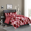 Bedding Gradient Nordic Diamond Lattice Quilt Cover