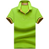 Men's Short Sleeve Cotton Lapel Polo Shirt