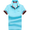 Men's Short Sleeve Cotton Lapel Polo Shirt