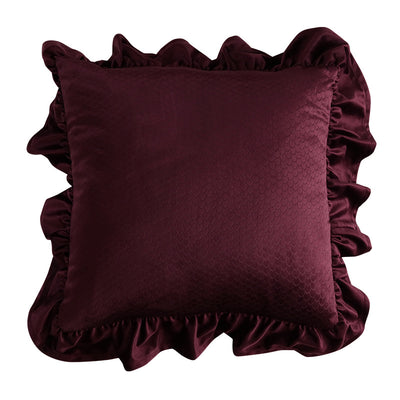 Jacquard Ruffle Cushion Cover