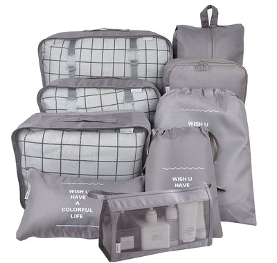 Travel Goods Storage 9 piece set