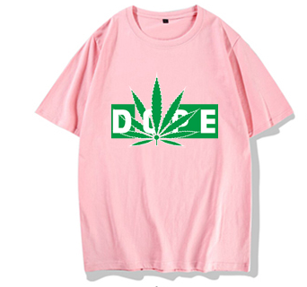 Hemp Leaf Dope Weed Men's Short Sleeve Cotton T-shirt