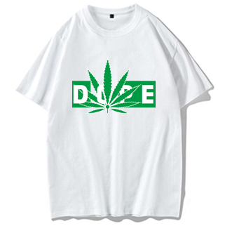 Hemp Leaf Dope Weed Men's Short Sleeve Cotton T-shirt