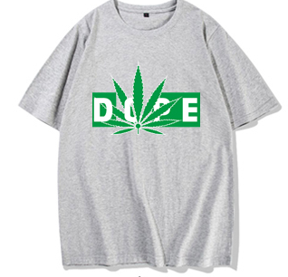 Hemp Leaf Dope Weed Men's Short Sleeve Cotton T-shirt