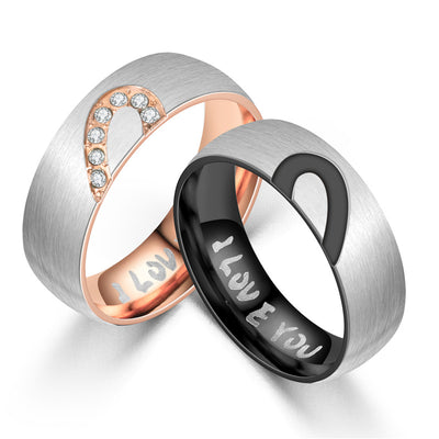 Couple Ring I LOVE YOU
