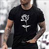 Men's Rose Print T Shirt