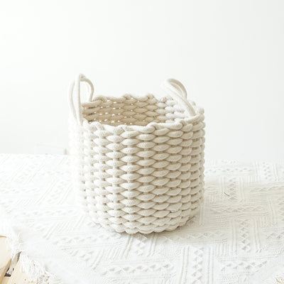 Handmade Cotton Rope Storage Basket