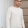 Men's Cashmere Sweater Thickened Round Neck Loose Pullover Sweater