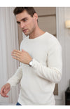 Men's Cashmere Sweater Thickened Round Neck Loose Pullover Sweater