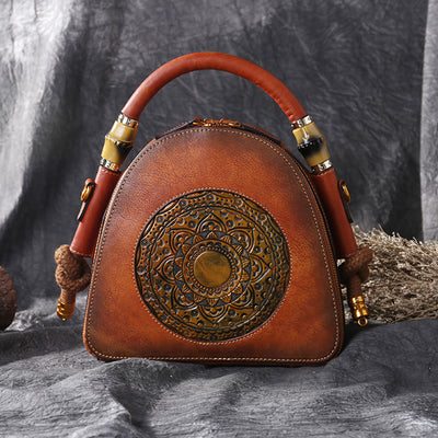 2021 Leather Women''s Bag Retro Head Leather