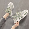 2021 Spring Men's / Women's Mesh Breathable Comfortable Sneakers Thick-soled Lace-up Casual Vulcanized Shoes