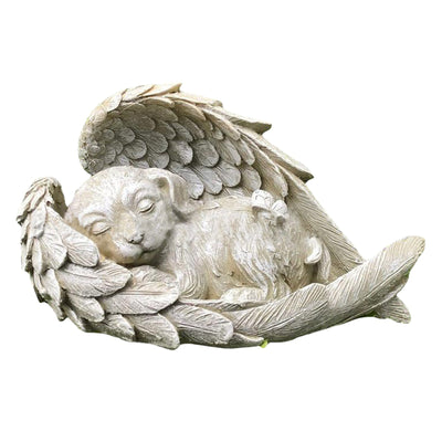 Beautiful Resin Angel Dog Cat Statue Memorial