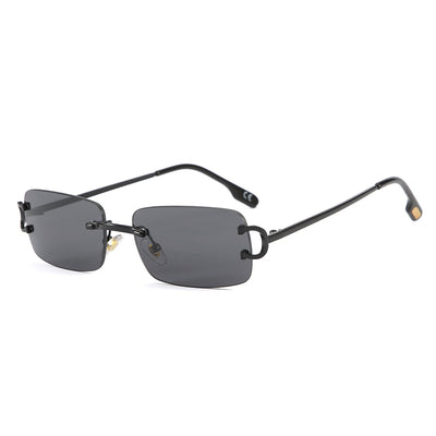 Square Rimless Cut-edge Sunglasses