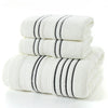 3 Pce Pure Cotton Bath Towel Set