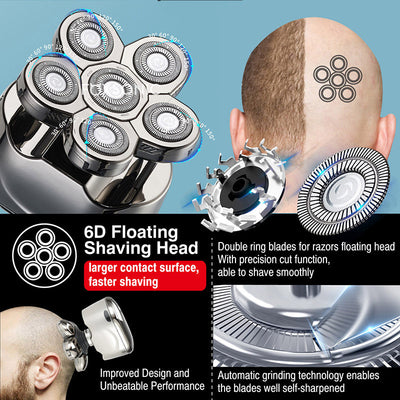 Six-Blade Electric Shaver