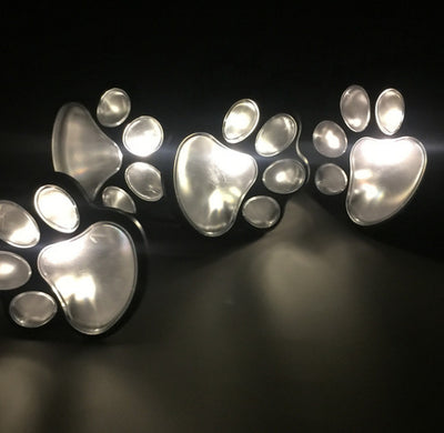Cute Solar Light 4 LED Bear Claw Scene Lights