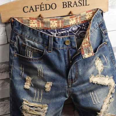 Men's Capris Jeans Pants