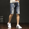 Men's Casual Knee length Jeans Straight Pants