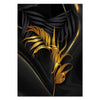 3-Piece Golden Leaf Painting