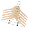 Solid Clothes Wood Hangers Set of 5