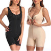 Gathered Back Zipper Bodysuit Shapewear