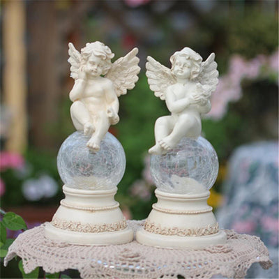 Garden Balcony Angel Solar Light 2 Pce Set