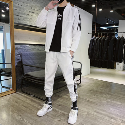 Men Streetwear Fitness Tracksuit