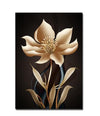 Black Gold Flower Wall Art Painting