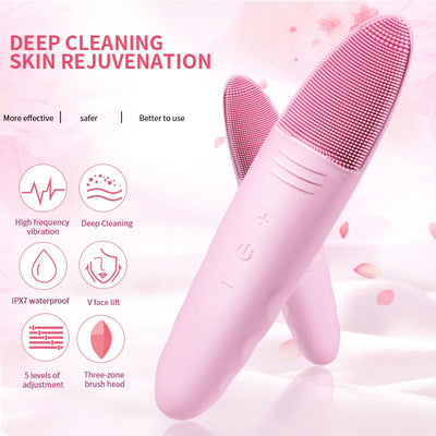 New silicone face washing instrument