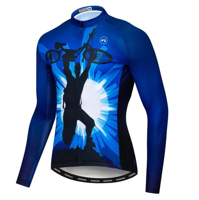 Men Long Sleeved Cycling Wear