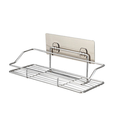 Bathroom Suction Stainless Steel Shelf