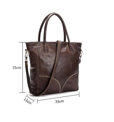 Leather Handbag Tote Bag
