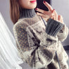 Pullover Turtleneck Plush Sweater