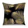 2 Piece Set Black Gold Cushion Covers