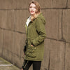 Ladies Hooded Cotton Jacket