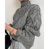 Long Sleeve Turtleneck Pullover Knitted Sweater