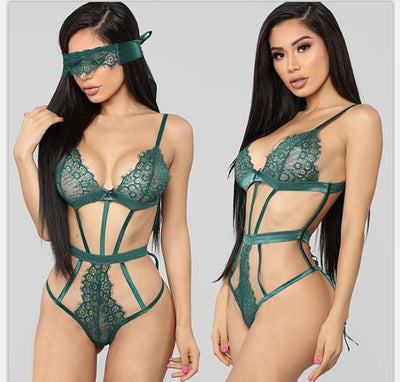 Two-Piece Lingerie inc Eye Mask