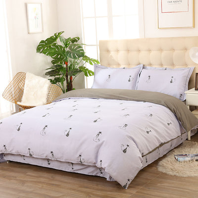 Four-Piece Cotton Bedding Set