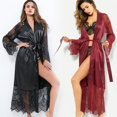 Long Length Silk Robe Lingerie