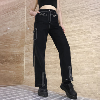 High Waist Casual Pants