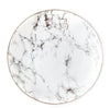 Luxury Golden Rim Marbled Plate