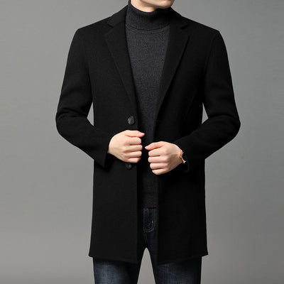 Men's Double-Sided Woolen Coat