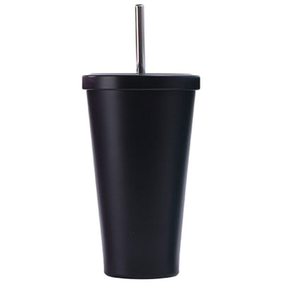 Stainless steel straw cup