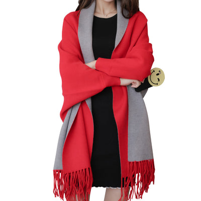 Cashmere Double-Color Scarf