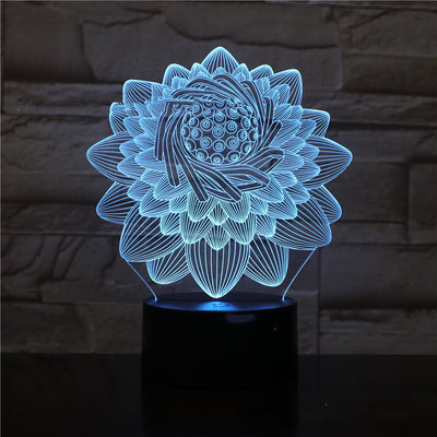 Remote Control 3D Night Light