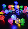 Crystal Solar Power LED Lamps String Lights