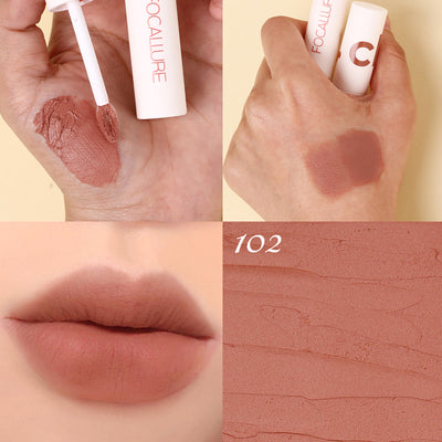 Matte Mud Velvet Waterproof and Non-fading Lip Glaze